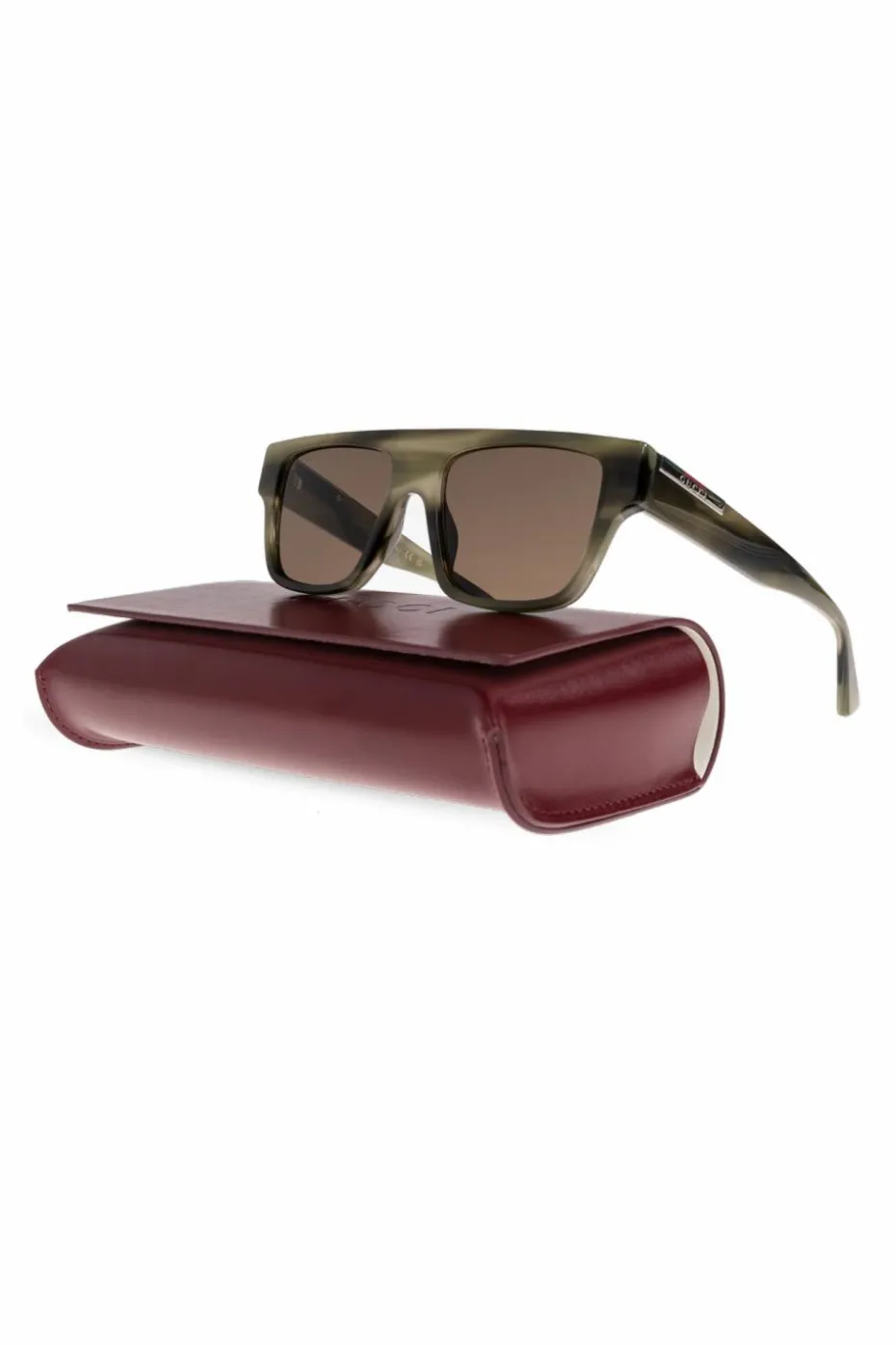 Gucci ZIELONY Okulary przeciwsłoneczne