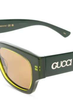 Gucci ZIELONY Okulary przeciwsłoneczne