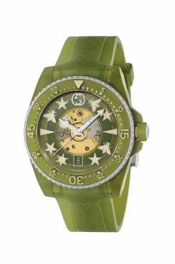 Gucci ZIELONY Zegarek ‘Gucci Dive’