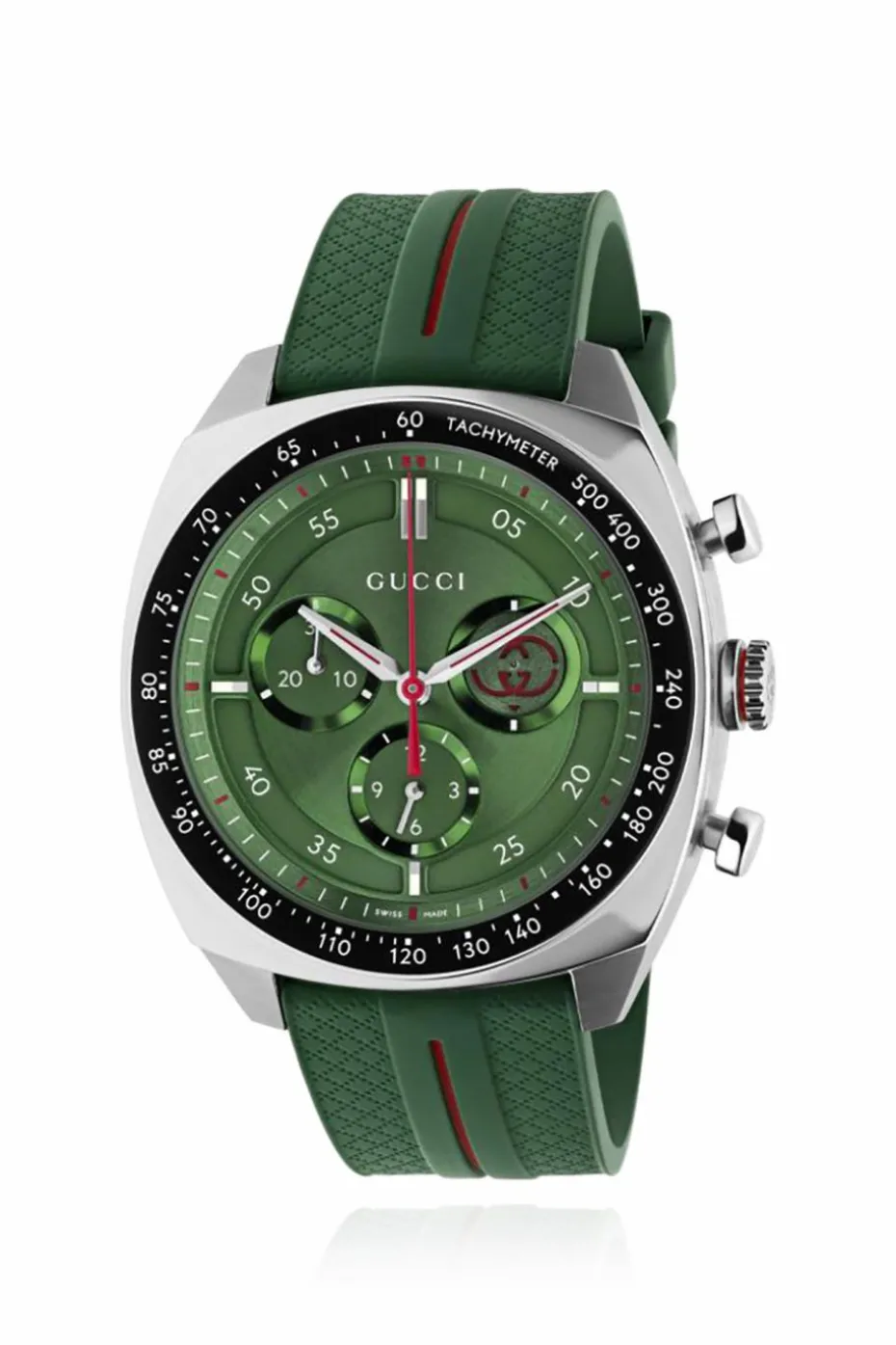 Gucci ZIELONY Zegarek z logo