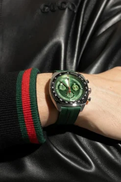 Gucci ZIELONY Zegarek z logo