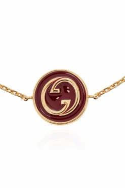 Gucci ZŁOTY Bransoleta z logo