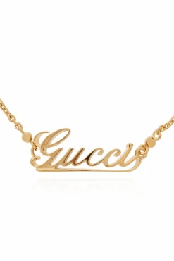 Gucci ZŁOTY Mosiężna bransoleta