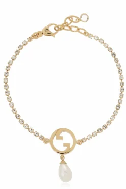 Gucci ZŁOTY Mosiężna bransoleta