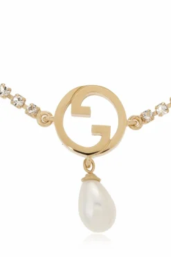 Gucci ZŁOTY Mosiężna bransoleta