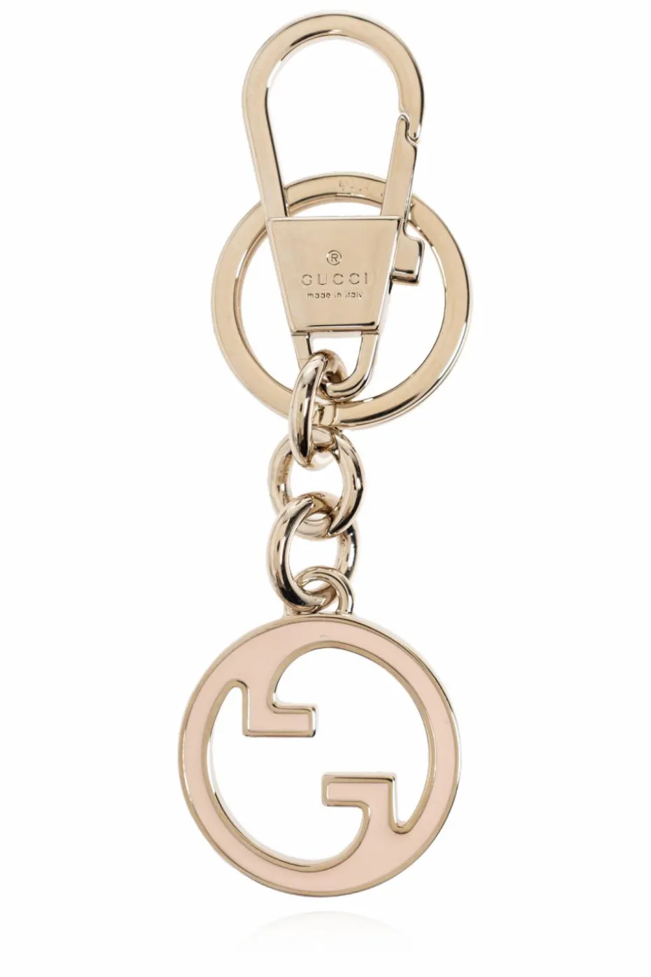 Gucci ZŁOTY Mosiężny brelok do kluczy