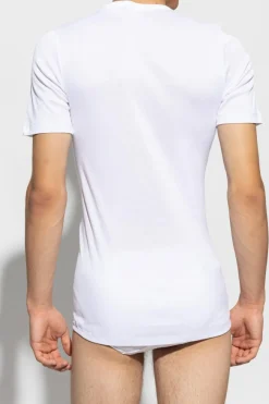 Hanro BIAŁY T-shirt bieliźniany