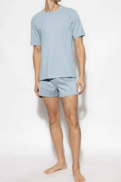 Hanro jasnoniebieski T-shirt `Living`