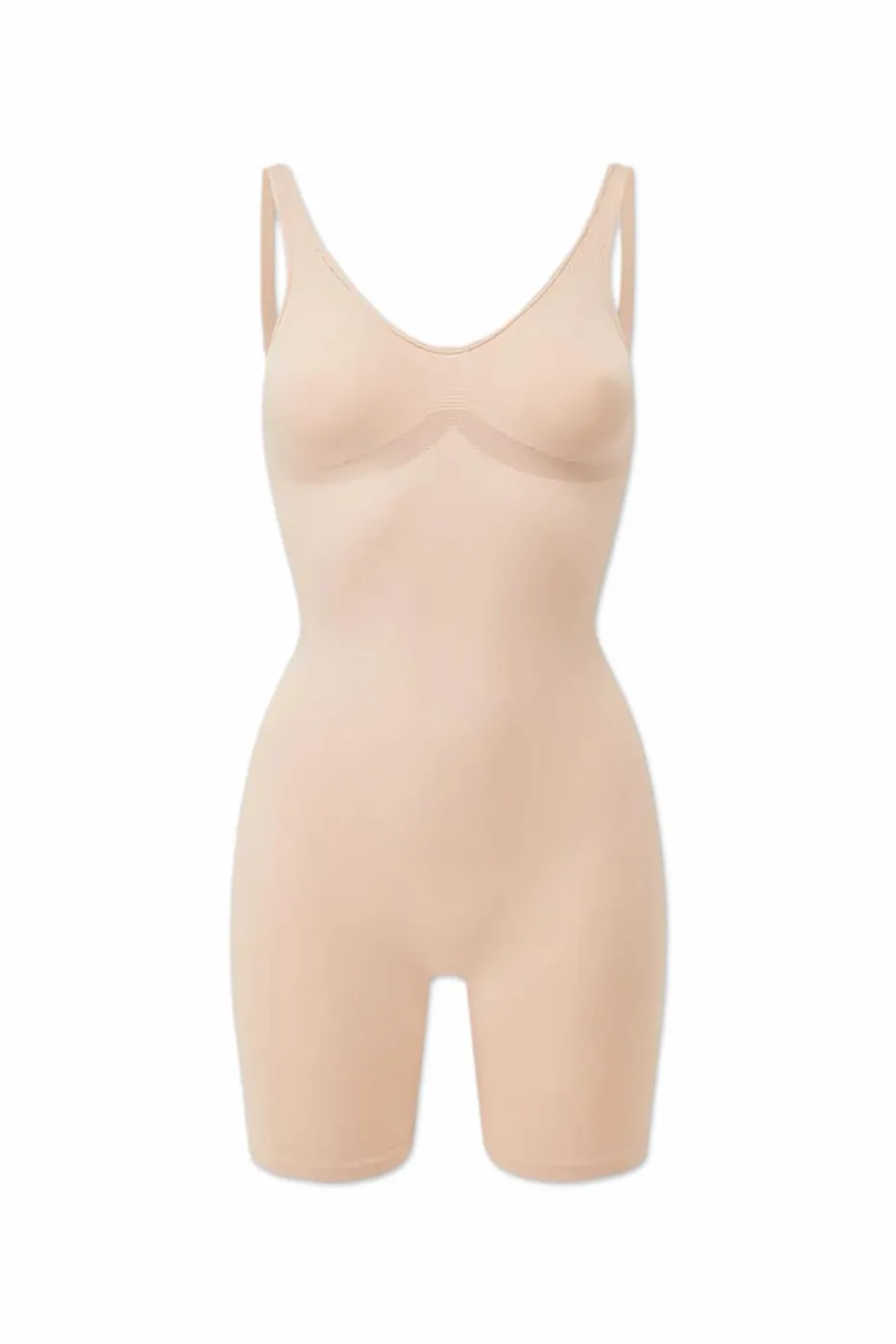 Heist Studios beżowy Bezszwowe body `Contour Body`