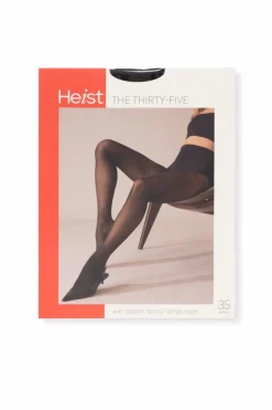 Heist Studios CZARNY Rajstopy `The Thirty-Five`