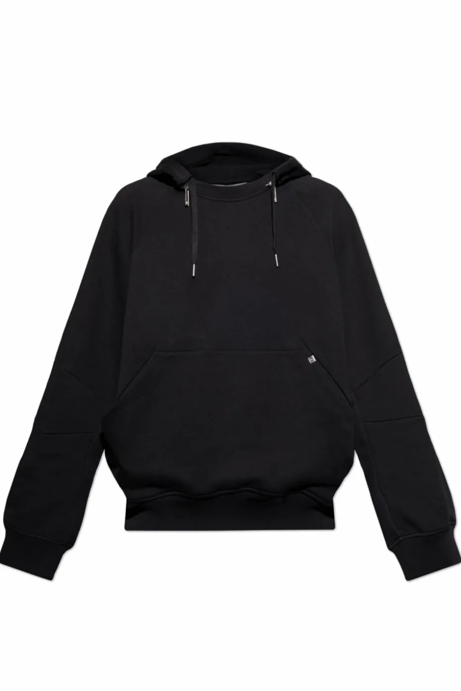 Helmut Lang CZARNY Bluza z odpinanym kapturem