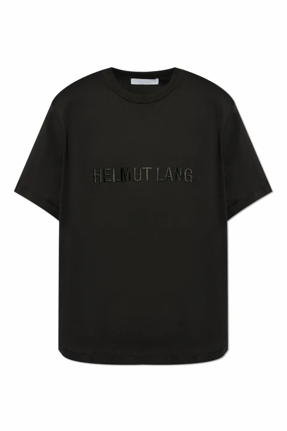 Helmut Lang CZARNY T-shirt z logo