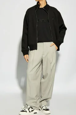 Helmut Lang CZARNY T-shirt z logo