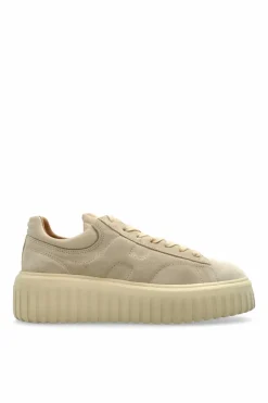 Hogan beżowy Buty sportowe `H-Stripes`