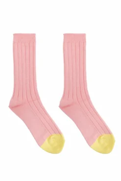 Homme Plissé Issey Miyake RÓŻOWY Skarpety z logo