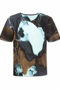 Homme Plissé Issey Miyake MULTIKOLOR Plisowany t-shirt