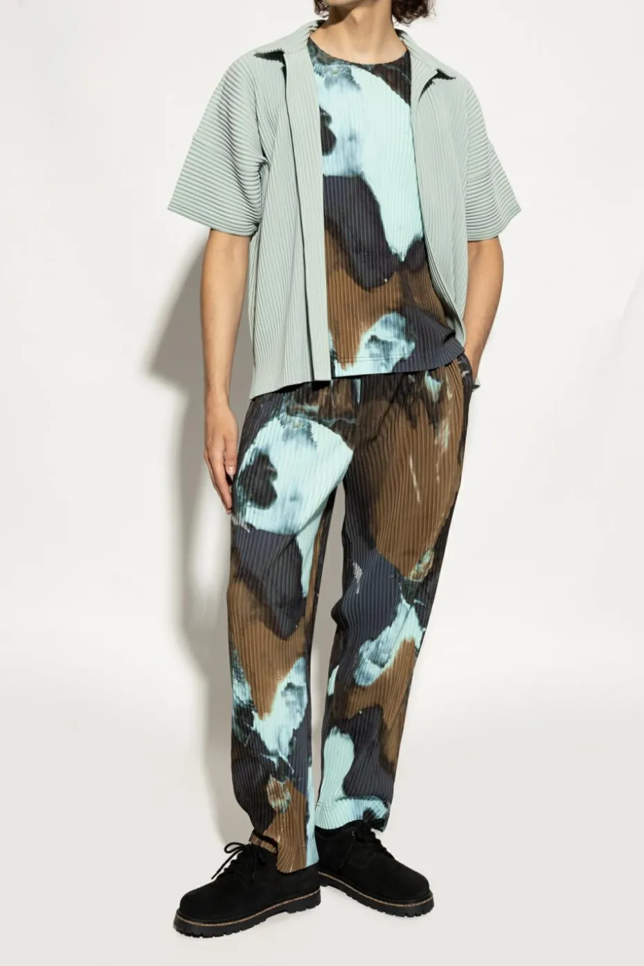 Homme Plissé Issey Miyake MULTIKOLOR Plisowany t-shirt