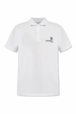 Iceberg BIAŁY Polo z nadrukowanym logo