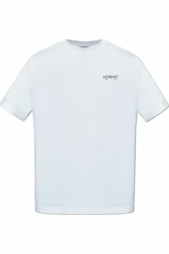 Iceberg BIAŁY T-shirt z logo