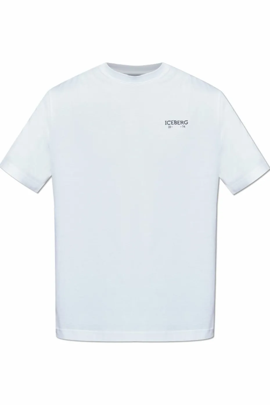 Iceberg BIAŁY T-shirt z logo