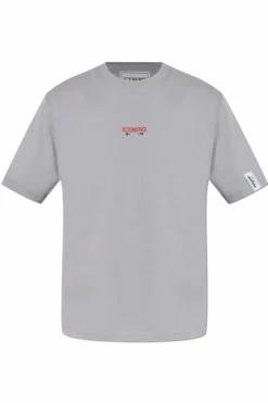 Iceberg SZARY T-shirt z nadrukiem