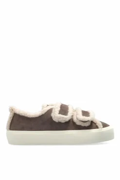 Inuikii SZARY Buty `Shearling Low Velcro`