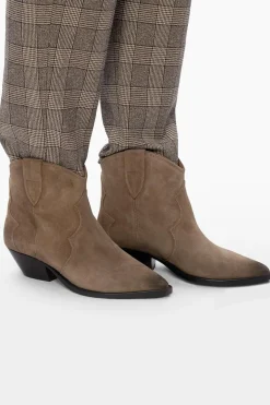 Isabel Marant beżowy Botki ‘Washed Iconic’