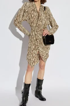 Isabel Marant beżowy Sukienka `Cleora`