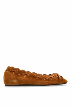 Isabel Marant BRĄZOWY Baleriny `Balfy`