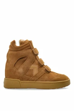Isabel Marant BRĄZOWY Buty na koturnie `IM3`