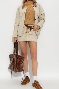 Isabel Marant BRĄZOWY Sweter `Romane`