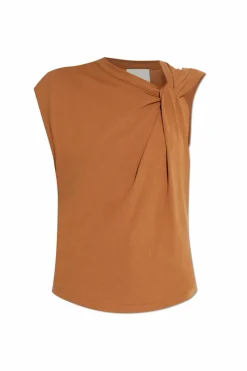 Isabel Marant BRĄZOWY Top `Nayda`