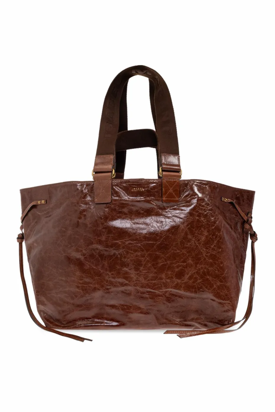 Isabel Marant BRĄZOWY Torba `Wardy` typy `shopper`