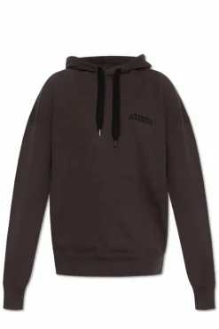 Isabel Marant CZARNY Bluza z logo ‘Scott’