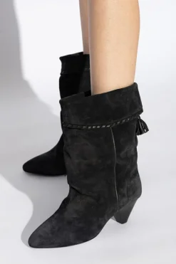 Isabel Marant CZARNY Botki `Dalby`