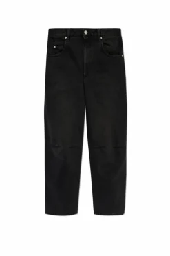 Isabel Marant CZARNY Jeansy `Janet`