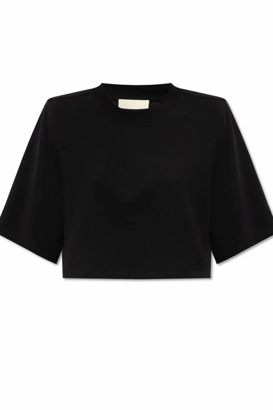 Isabel Marant CZARNY Krótki t-shirt ‘Zaely’