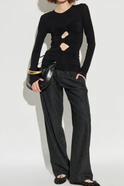 Isabel Marant CZARNY Spodnie `Lisetta`