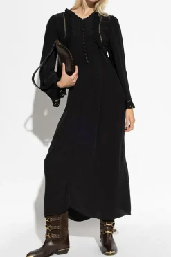 Isabel Marant CZARNY Sukienka `Faustina`