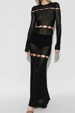 Isabel Marant CZARNY Sukienka `Elmire`