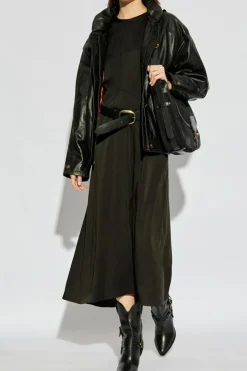 Isabel Marant CZARNY Sukienka `Keany`