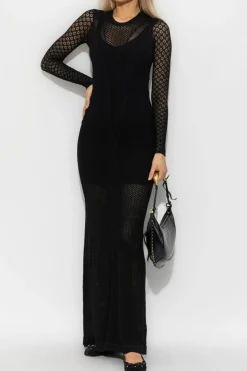 Isabel Marant CZARNY Sukienka `Florie`