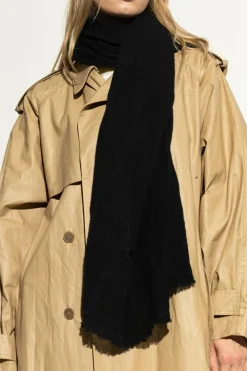 Isabel Marant CZARNY Szal `Zephyr`