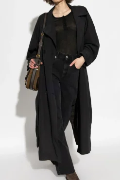 Isabel Marant CZARNY Top `Lamylic`