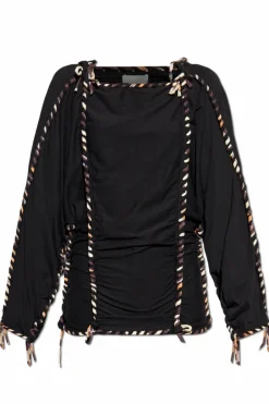 Isabel Marant CZARNY Top `Zaolia`