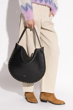 Isabel Marant CZARNY Torba `Oskan` typu `shopper`