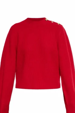 Isabel Marant CZERWONY Wełniany sweter `Nolly`