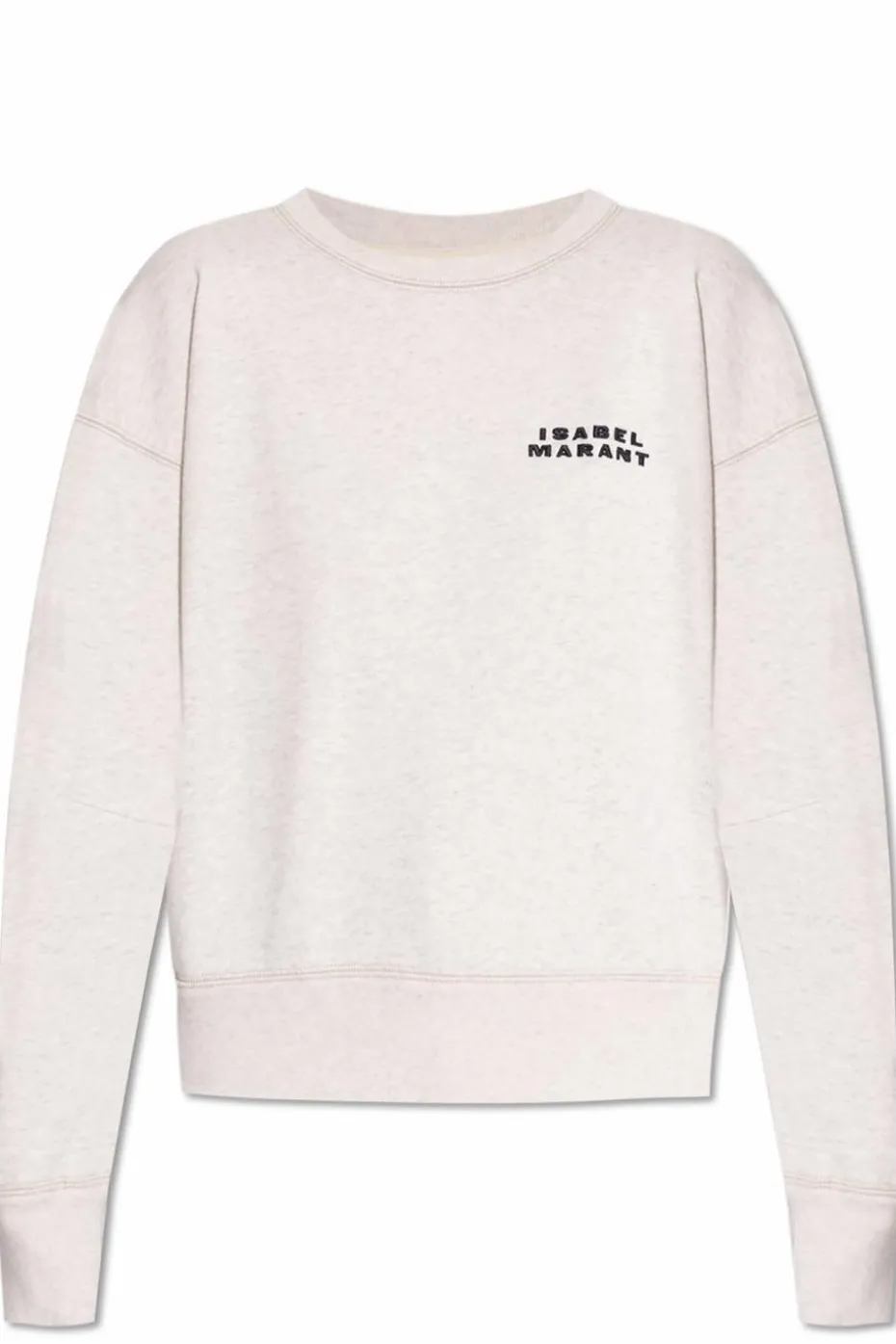Isabel Marant kremowy Bluza z logo `Shad`