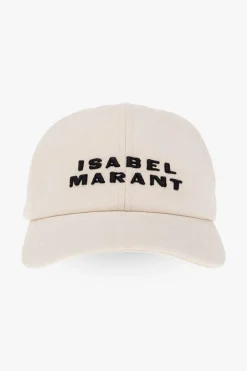 Isabel Marant kremowy Czapka z daszkiem ‘Tyron’