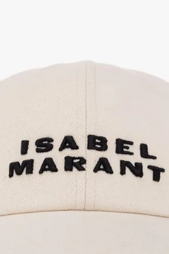 Isabel Marant kremowy Czapka z daszkiem ‘Tyron’